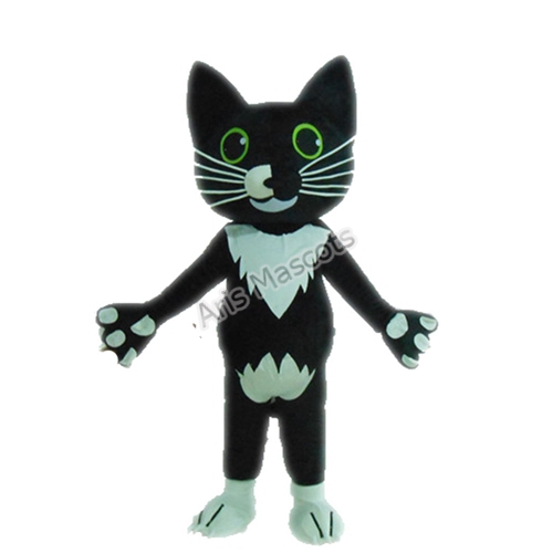 Black Cat Mascot Costume Professional High Quality School Mascots Maker