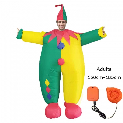 Adult Funny Inflated Clown Costume for Entertainment