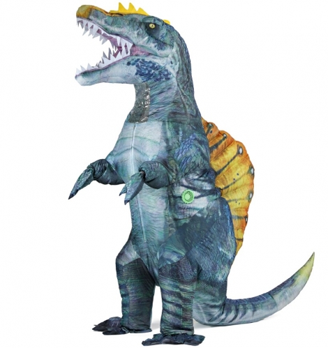 2m Dinosaur Dress Up Adult Inflatable Costume for Halloween Party