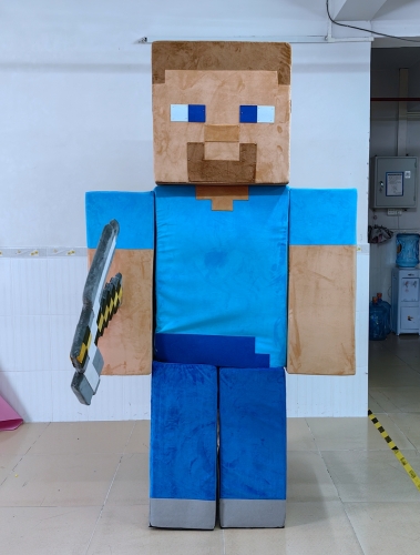 Adult Minecraft X robot Costume for Entertainment Full Body Mascots