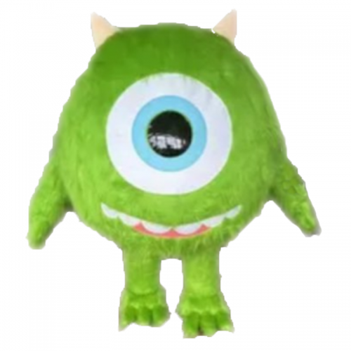 2m Green Mike Wazowski Inflatable Suit Adult Blow Up Mascot Costume