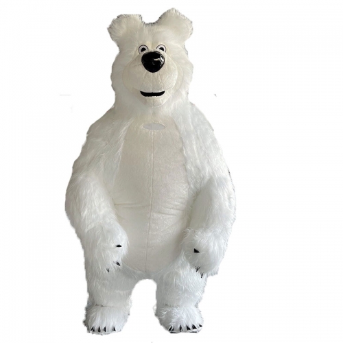 2m/2.6m/3m Giant Inflatable Bear Costume Cartoon Character Blow Up Suit for Entertainment