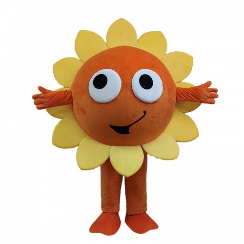 Adult Fancy Sunflower Mascot suit For Party  Carnival Buy Mascots Online Custom Mascot Costumes People Mascot Outfits Sports Mascot for Team Deguiseme