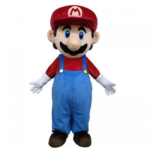 Adult Size Mario Bro Mascot Costume For Party Cartoon Mascot Costumes for Kids Birthday Party Custom Mascots at Arismascots Character Design Company