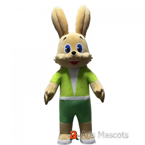 2m Adult Inflatable Hare Costume Full Body Wearable Walking Bunny Rabbit Mascot Suit