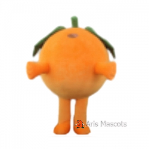 2m Inflatable Fruit Mascot Suit Orange Blow Up Costume for Carnival Entertainments