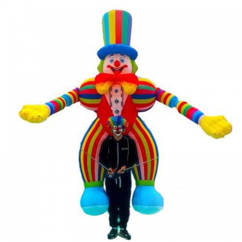 Adult Carry Clown Inflatable Props for Carnival Entertainments Giant Blow Up Suit