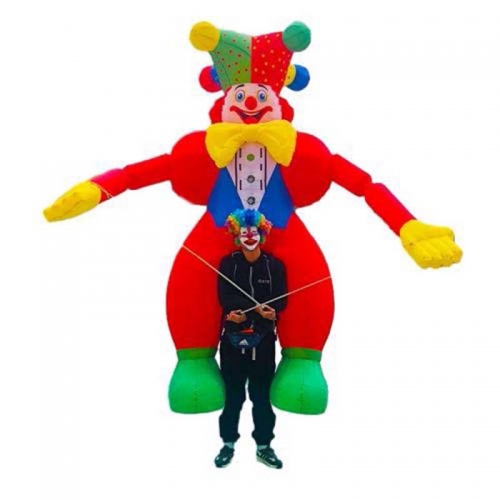 Giant Inflatable Adult Carry Clown for Carnival Entertainments Funny Blow Up Clown Props for Events Party