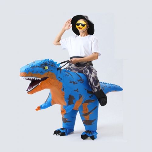 Adult Riding Inflatable Dinosaur Suit for Carnival Entertainments