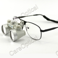 Flip up waterproof galilean loupes 3.5X Titanium Frames