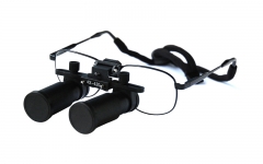 Flip Up Prismatic Loupes 5.0X Titanium Frames