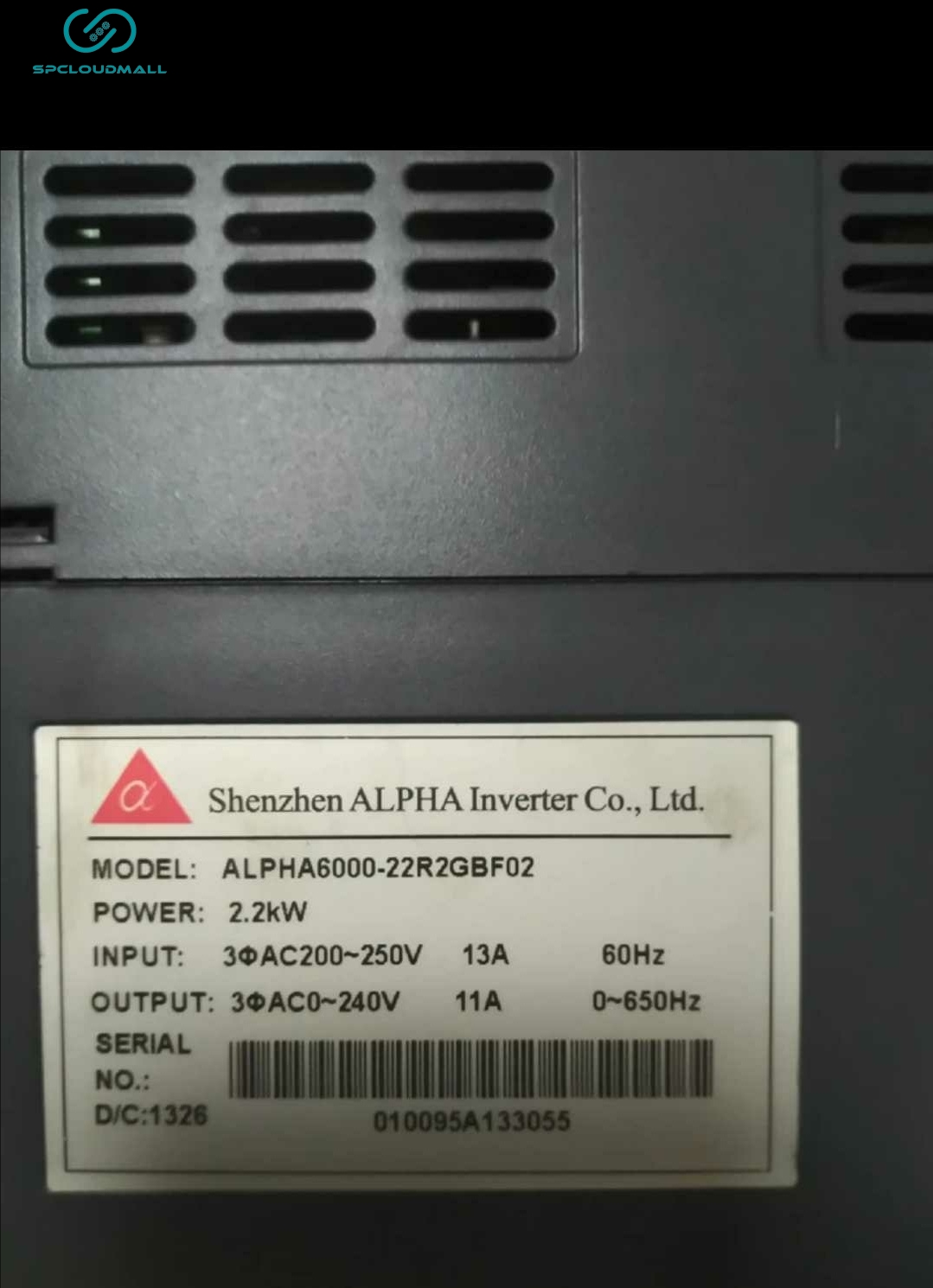 ALPHA INVERTER 6000-22R2GBF02 2.2KW