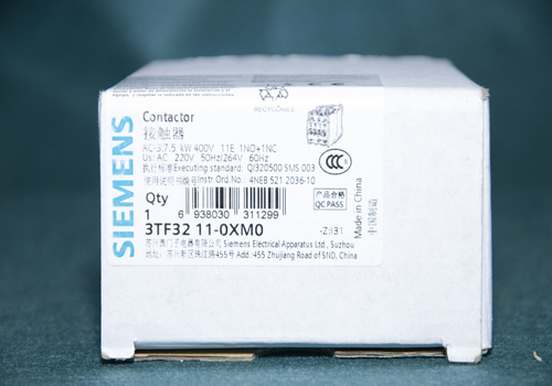 SIEMENS CONTACTOR 3TF3211-0XM0