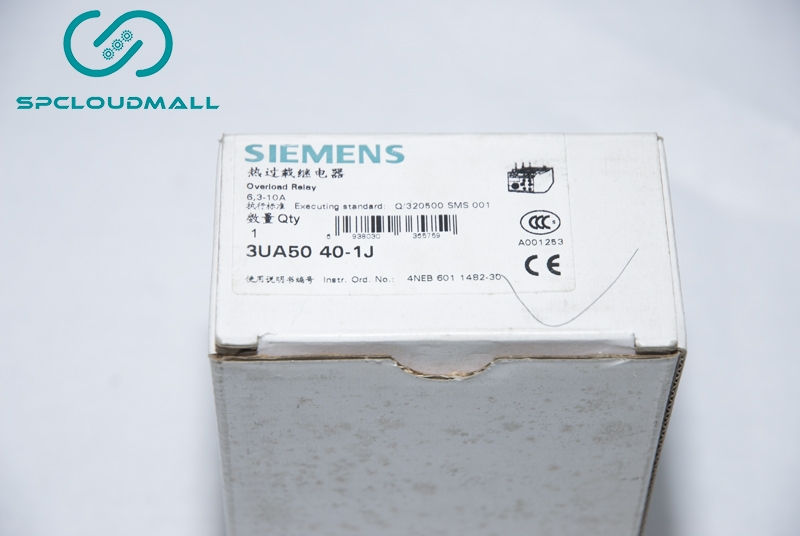 SIEMENS OVERLOAD RELAY 3UA5040-1J 6.3-10A