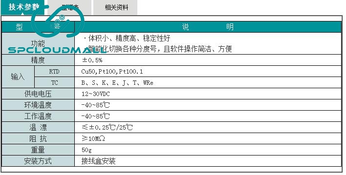 SWP-T101 Intelligent Universal Temperature Transmitter