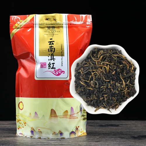 2023 China Tea Yunnan Dian Hong Tea The Premium DianHong Tea Beauty Slimming Diuretic Down Three Black Tea Houseware