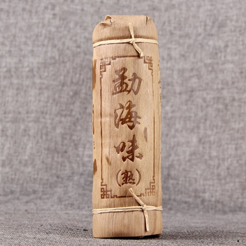Chinese Yunnan Tea Cakes Cooked Tea Column Pu'er Tea Bamboo Shoot Shell Packaging Classic Menghai Flavor