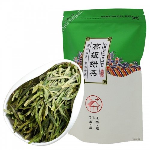 Famous Good Quality China Tea Dragon Well 2023 New Spring Long jing Green Tea for Weight Lose Health Care Tender Aroma