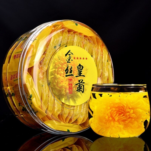30bags/box A box Chrysanthemum Tea Gold Silk Royal Super Premium Tongxiang Chrysanthemum Flower Tea Leaves