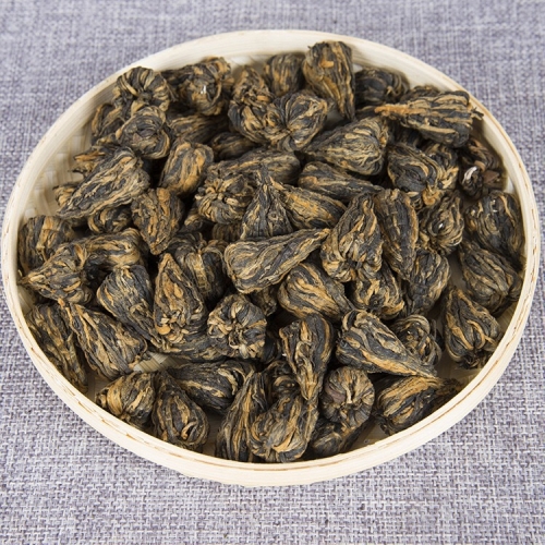 2023 China Yunnan Dian Hong Hongta Single Bud Pagoda Black Tea Golden Silk Dianhong Tea  Beauty Health Care