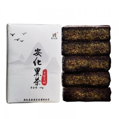 Hunan Anhua Dark Tea Hand built Fu Brick Golden Flower Black Tea Aged tea Beauty Slimming 450g