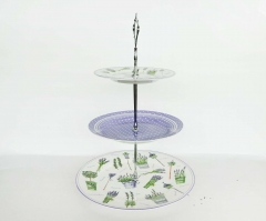 3 tier porcelain cake stand