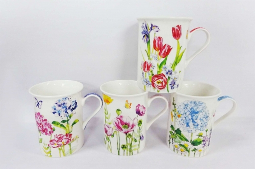 10oz new bone china mug, bulk packing