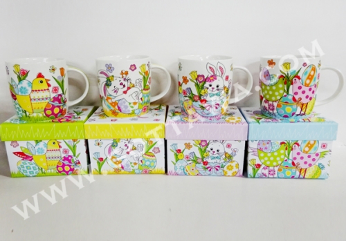 12oz new bone china mug with gift box