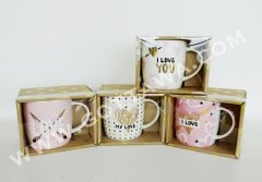 12oz new bone china mug  with color box