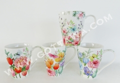 13oz new bone china mug, bulk packing