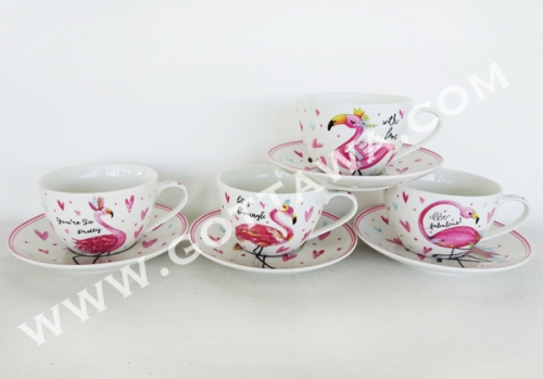 300cc new bone china cup and saucer