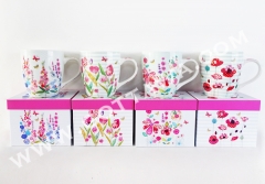 25oz new bone china mug with gift box