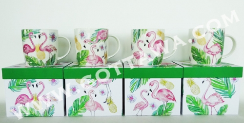 12oz new bone china mug with gift box