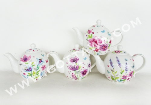 800cc new bone china tea pot, bulk packing