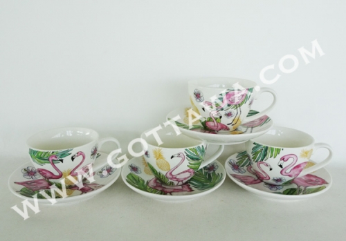 180cc new bone china cup and saucer, bulk packing