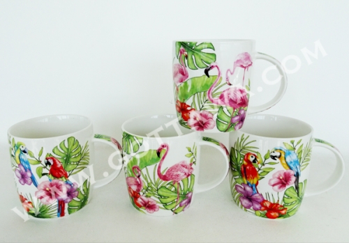 12oz new bone china mug, bulk packing