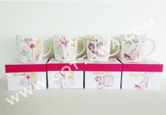 12oz new bone china mug with gift box