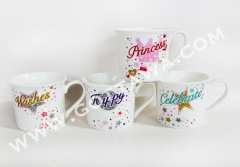 8oz new bone china mug, bulk packing