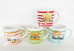 12oz new bone china mug, bulk packing