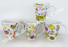 16oz new bone china mug, bulk packing