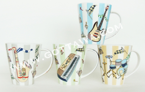 16oz new bone china mug, bulk packing