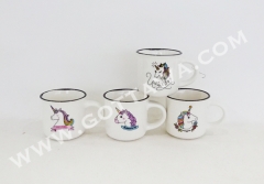 5x5cm new bone china espresso mug, bulk packing