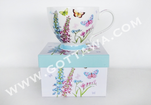 15oz new bone china mug with gift box