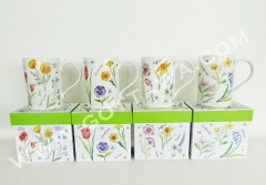 12oz new bone china mug with gift box