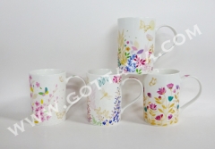 12oz new bone china mug, bulk packing