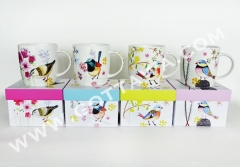 12oz new bone china mug with gift box