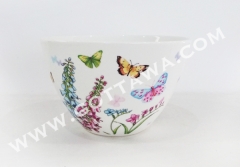 5.5" new bone china bowl, bulk packing