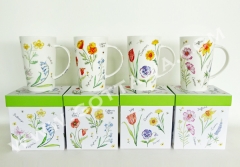 13oz new bone china mug with gift box