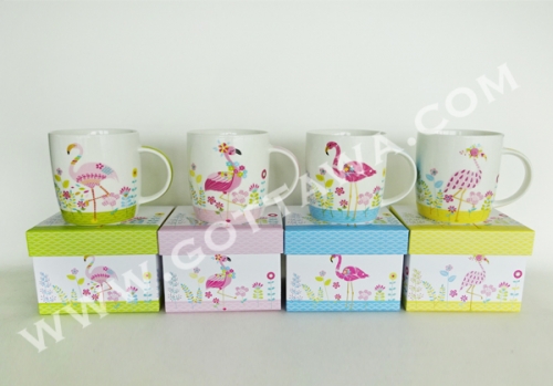 12oz new bone china mug with gift box