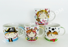 12oz new bone china mug, bulk packing